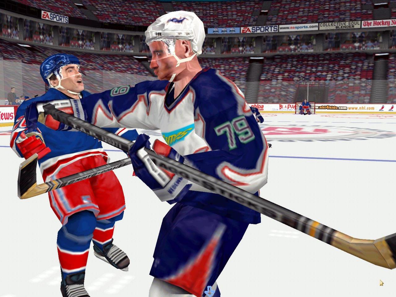 [26/11/2001] HARTE SITTEN  Ellbogen ins Gesicht, Stock auf den Kopf - Eishockeyspieler müssen einiges aushalten. Wer ungestraft draufhalten will, verbindet dem Schiedsrichter virtuell die Augen.